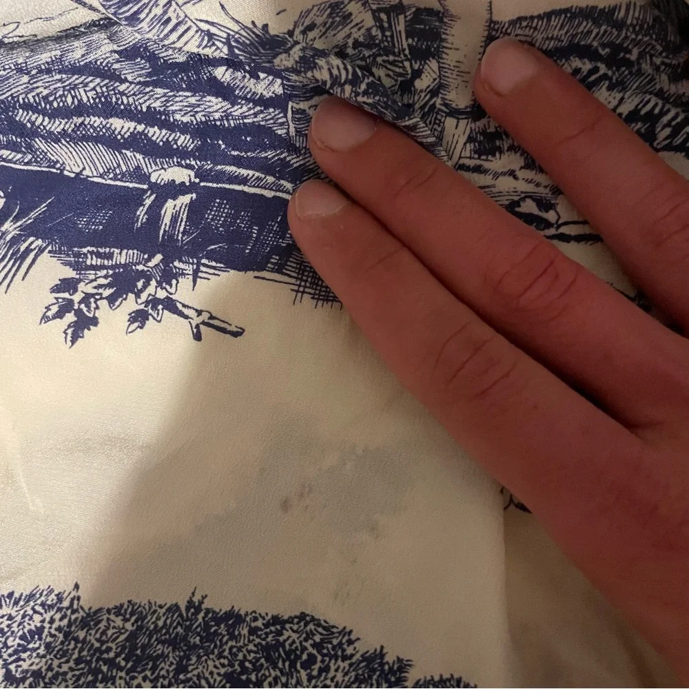 Chloe Toile Longsleeve Silk Minidress - Picture 11 of 16